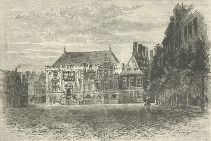 Framed Print : The Town Hall, Haarlem, 1890. Creator: Unknown Framed Print : The Town Hall, Haarlem, 1890. Creator: Unknown