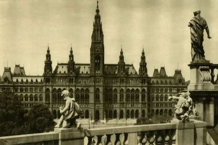 Framed Print : The Town Hall, Vienna, Austria, c1935. Creator: Unknown Framed Print : The Town Hall, Vienna, Austria, c1935. Creator: Unknown