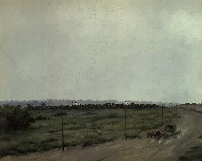 Framed Print : The Town of Kainsk in Tomsk Province in the Barabinsk Steppe, at 500 Versts From Tomsk, 1880-1897. Creator: Pavel Mikhailovich Kosharov Framed Print : The Town of Kainsk in Tomsk Province in the Barabinsk Steppe, at 500 Versts From Tomsk, 1880-1897. Creator: Pavel Mikhailovich Kosharov