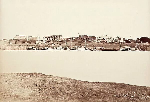 Town Of Luxor, c.1870. Creator: Antonio Beato