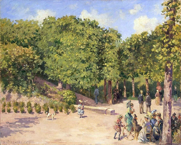 Town Park in Pontoise, 1873
