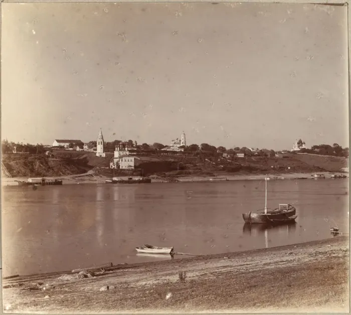Framed Print : Town of Romanov. General view, 1910 Framed Print : Town of Romanov. General view, 1910