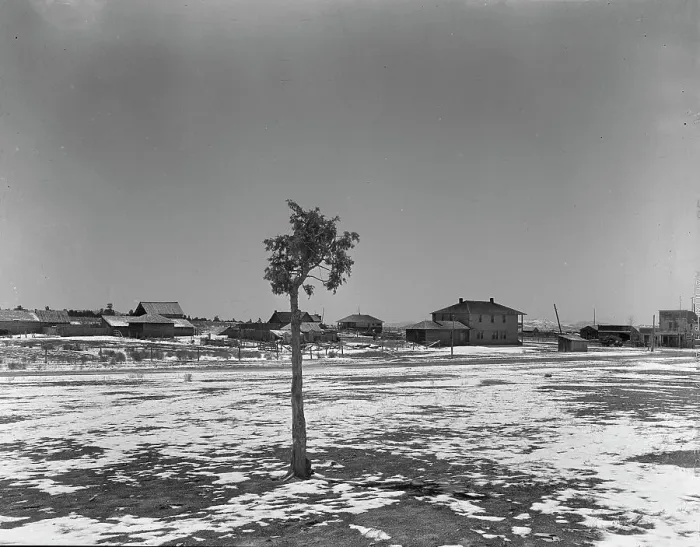 Framed Print : The town of Widtsoe, Utah, 1936. Creator: Dorothea Lange Framed Print : The town of Widtsoe, Utah, 1936. Creator: Dorothea Lange