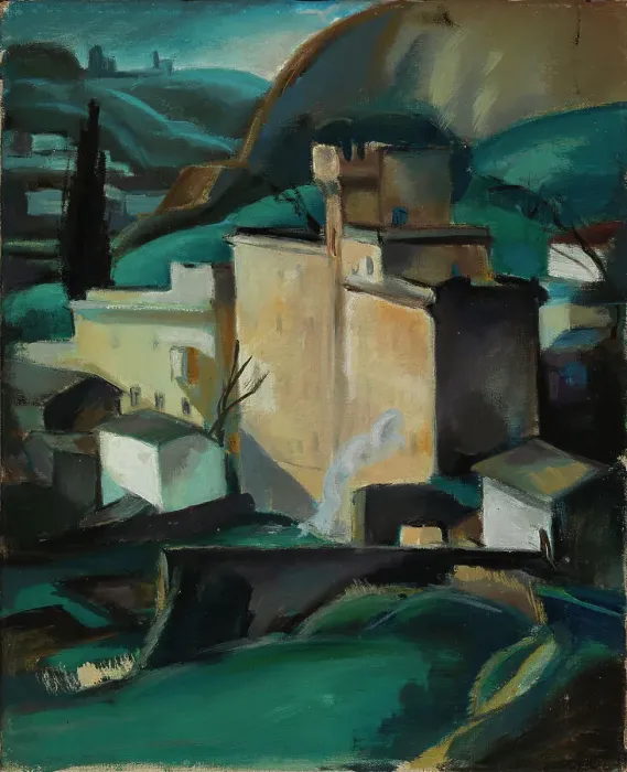 Framed Print : Townscape from Italy, 1920-1929. Creator: Henry Ericsson Framed Print : Townscape from Italy, 1920-1929. Creator: Henry Ericsson