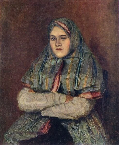 The Townswoman, 1902, (1965). Creator: Vasily Surikov