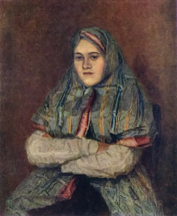 Framed Print : The Townswoman, 1902, (1965). Creator: Vasily Surikov Framed Print : The Townswoman, 1902, (1965). Creator: Vasily Surikov
