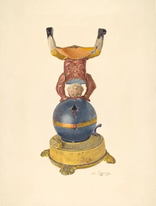 Framed Print : Toy Bank, 1935 / 1942. Creator: Sarkis Erganian Framed Print : Toy Bank, 1935 / 1942. Creator: Sarkis Erganian