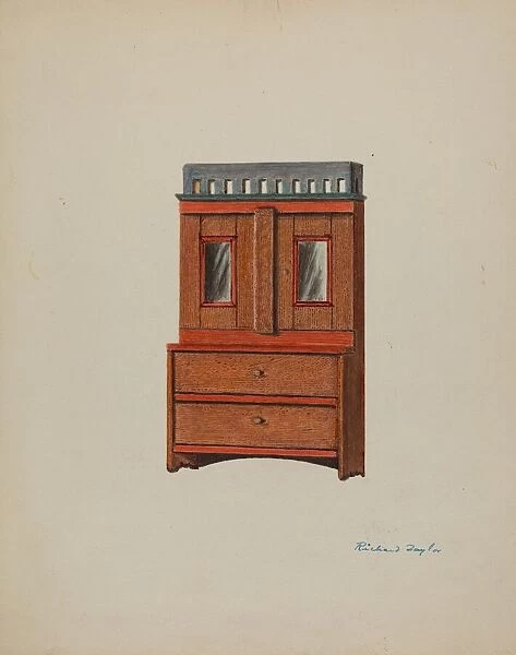 Toy Cupboard, c. 1939. Creator: Richard Taylor