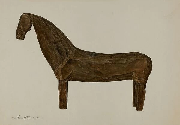 Toy Horse, 1935  /  1942. Creator: Frank Budash