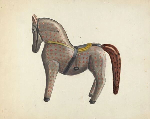 Toy Horse, 1935  /  1942. Creator: Mina Lowry