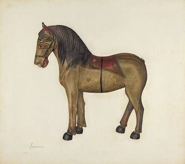Toy Horse, 1935  /  1942. Creator: Selma Sandler