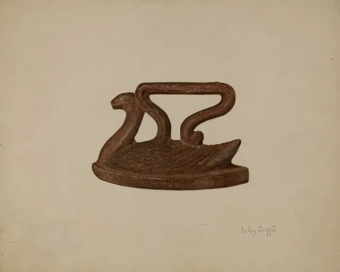 Framed Print : Toy Iron, c. 1939. Creator: LeRoy Griffith Framed Print : Toy Iron, c. 1939. Creator: LeRoy Griffith