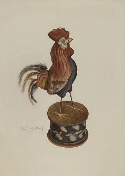 Toy Rooster, 1935  /  1942. Creator: Elmer R. Kottcamp
