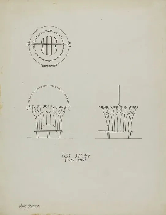 Framed Print : Toy Stove, c. 1939. Creator: Philip Johnson Framed Print : Toy Stove, c. 1939. Creator: Philip Johnson