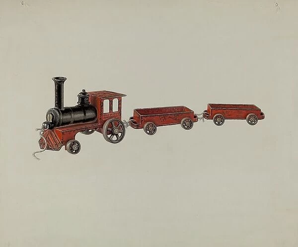 Toy Train, 1939. Creator: R. Stone