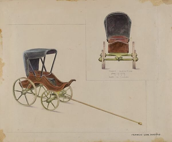 Toy Wagon, 1935  /  1942. Creator: Francis Law Durand