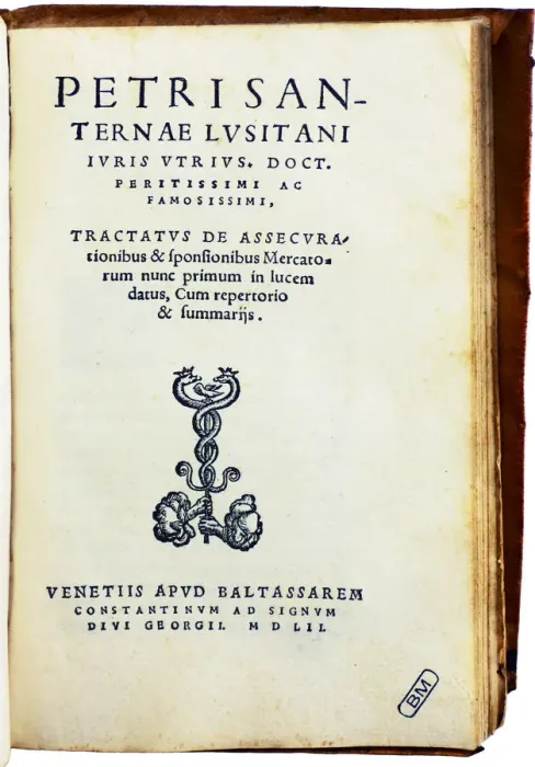 Framed Print : Tractatus de assecurationibus - the first systematic Treatise upon Insurance, 1552 Framed Print : Tractatus de assecurationibus - the first systematic Treatise upon Insurance, 1552