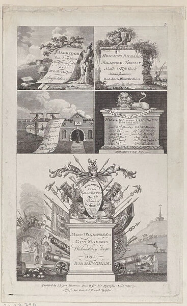 Trade Card for Bissets Directory, Birmingham, 1800. Creator: Thomas Hancock