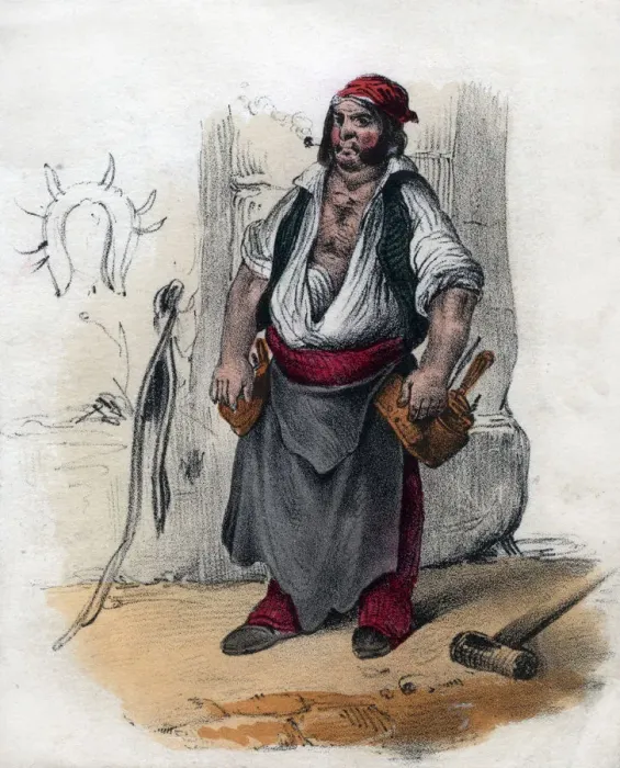 Framed Print : Tradesman, 19th century Framed Print : Tradesman, 19th century