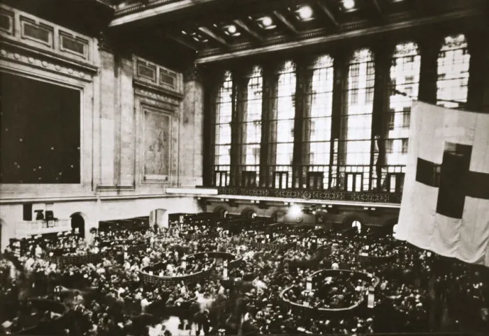Framed Print : Trading floor of the New York Stock Exchange, USA, early 1930s Framed Print : Trading floor of the New York Stock Exchange, USA, early 1930s