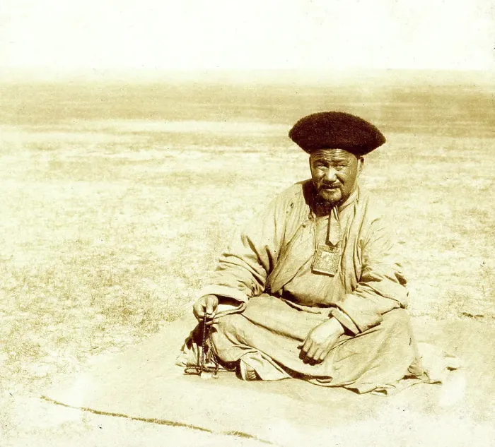 Framed Print : Trading lama Jamse, originally from Khoshun Barin (in southeastern Mongolia)... 1899. Creator: Unknown Framed Print : Trading lama Jamse, originally from Khoshun Barin (in southeastern Mongolia)... 1899. Creator: Unknown