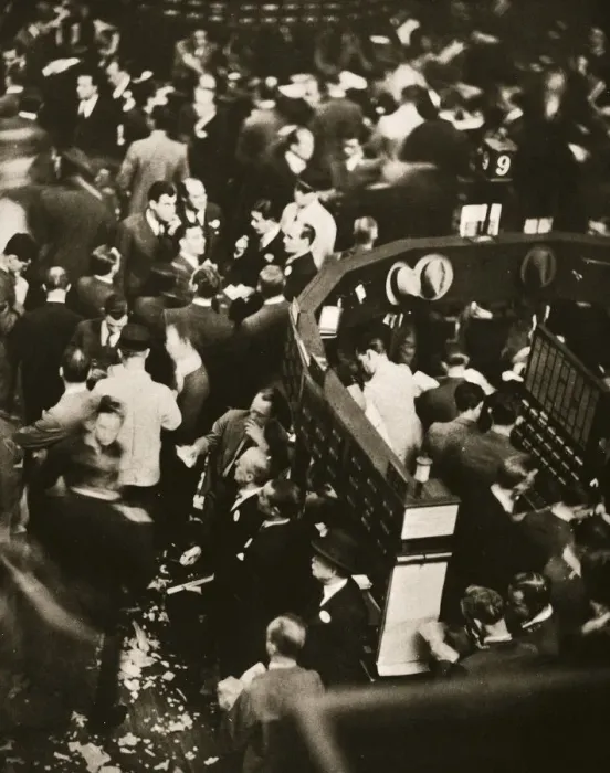 Framed Print : Trading Post 9, New York Stock Exchange, USA, early 1930s Framed Print : Trading Post 9, New York Stock Exchange, USA, early 1930s