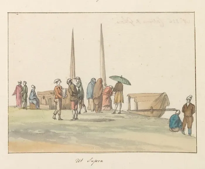 Framed Print : Traditional costumes of the island of Gozo, 1778. Creator: Louis Ducros Framed Print : Traditional costumes of the island of Gozo, 1778. Creator: Louis Ducros