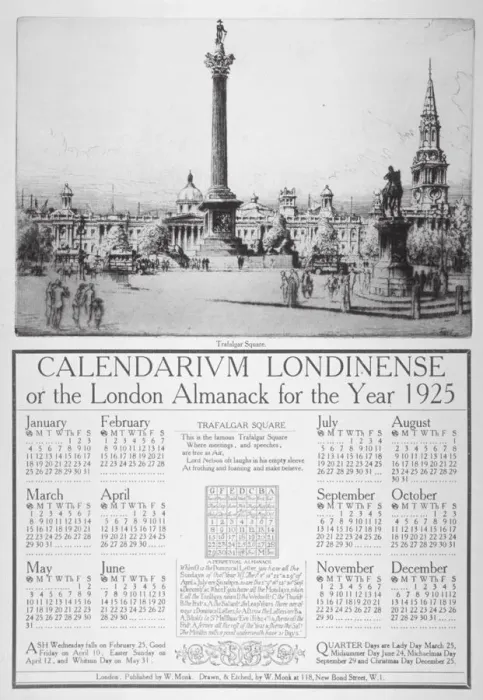 Framed Print : Trafalgar Square, Westminster, London, 1924. Artist: William Monk Framed Print : Trafalgar Square, Westminster, London, 1924. Artist: William Monk