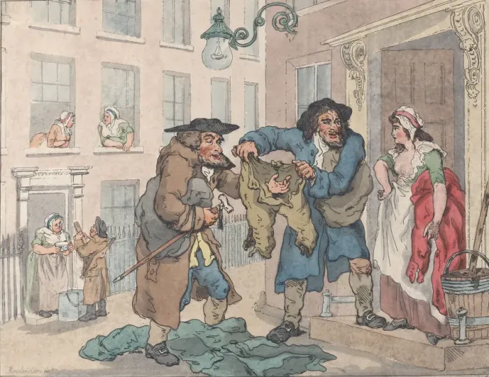 Framed Print : Traffic, 1791. 1791. Creator: Thomas Rowlandson Framed Print : Traffic, 1791. 1791. Creator: Thomas Rowlandson