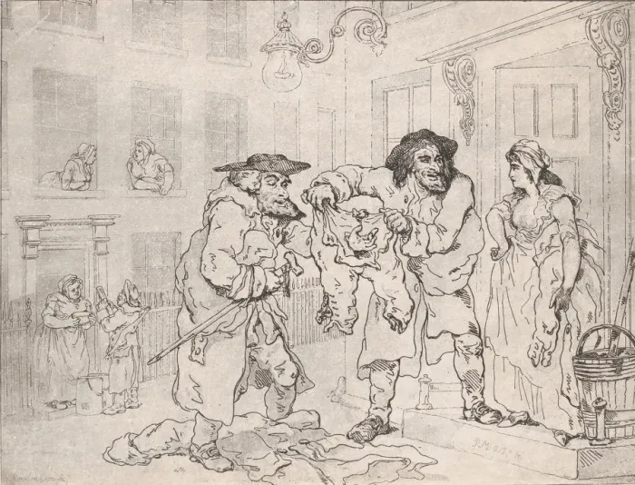 Framed Print : Traffic, 1791. 1791. Creator: Thomas Rowlandson Framed Print : Traffic, 1791. 1791. Creator: Thomas Rowlandson