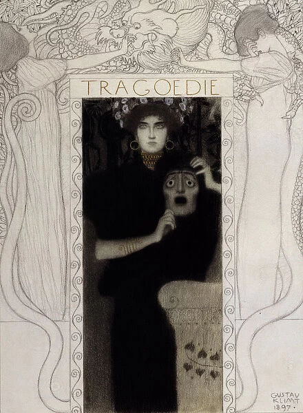 Tragedy, 1897. Artist: Klimt, Gustav (1862-1918)