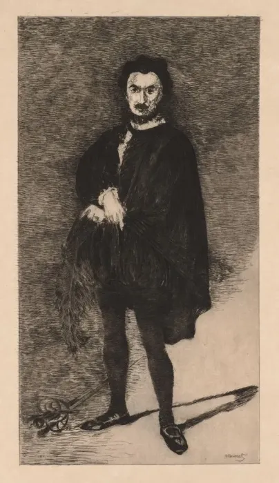 Framed Print : The Tragic Actor, 1866. Creator: Edouard Manet (French, 1832-1883) Framed Print : The Tragic Actor, 1866. Creator: Edouard Manet (French, 1832-1883)