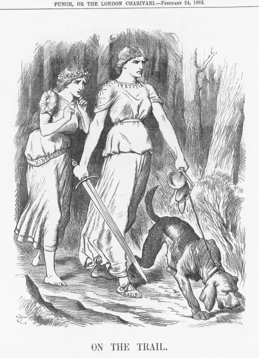 Framed Print : On the Trail, 1883. Artist: Joseph Swain