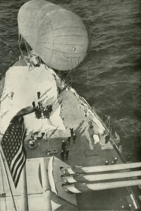 Framed Print : On the Trail of the Submarine, (1919). Creator: Unknown