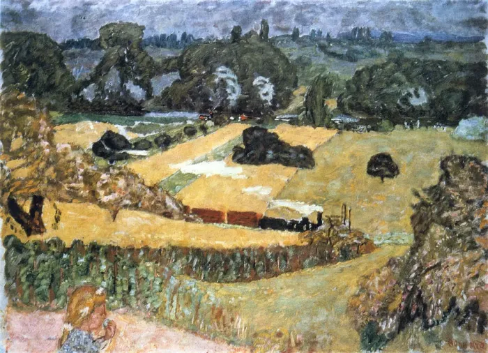Framed Print : Train and Bardes, (Landscape with a Goods Train), 1909. Artist: Pierre Bonnard Framed Print : Train and Bardes, (Landscape with a Goods Train), 1909. Artist: Pierre Bonnard