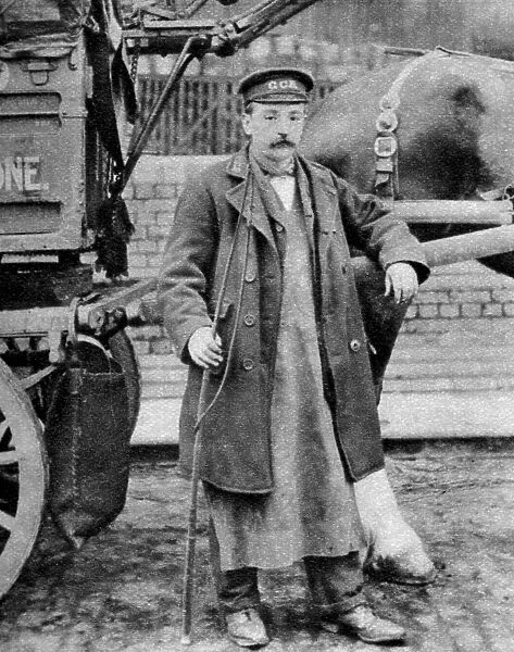 A train carman, London, 1926-1927
