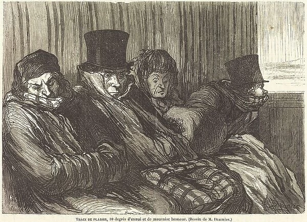 Train de plaisir, 1862. Creator: Charles Maurand