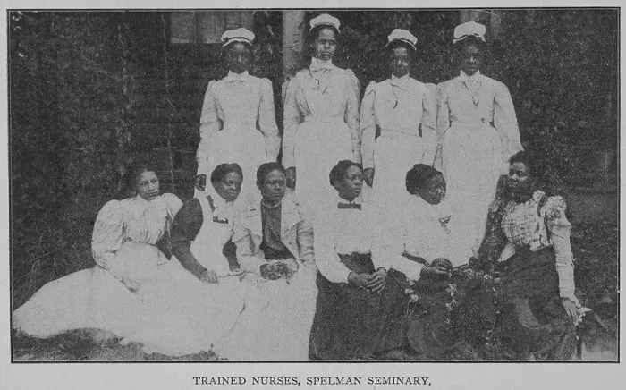 Framed Print : Trained nurses, Spelman Seminary, 1902. Creator: Unknown Framed Print : Trained nurses, Spelman Seminary, 1902. Creator: Unknown