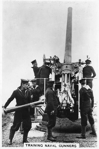 Training naval gunners, Whale Island, Portsmouth, Hampshire, 1937