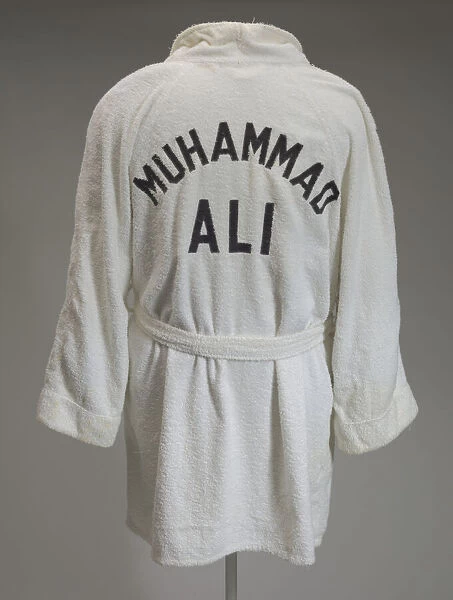 Training robe worn by Muhammad Ali at the 5th Street Gym, 1964