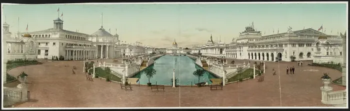 Framed Print : Trans-Mississippi Exposition, Grand Court, Mississippi i.e. Omaha, Neb. c1898. Creator: William H. Jackson Framed Print : Trans-Mississippi Exposition, Grand Court, Mississippi i.e. Omaha, Neb. c1898. Creator: William H. Jackson