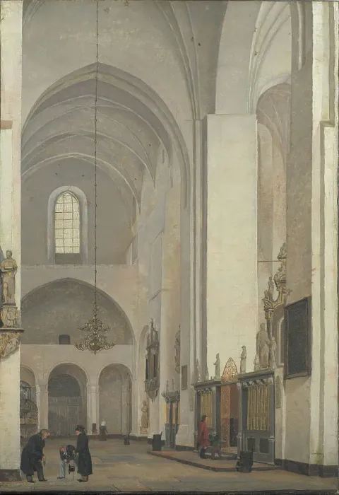 Framed Print : The Transept of Århus Cathedral, 1830. Creator: Christen Købke Framed Print : The Transept of Århus Cathedral, 1830. Creator: Christen Købke