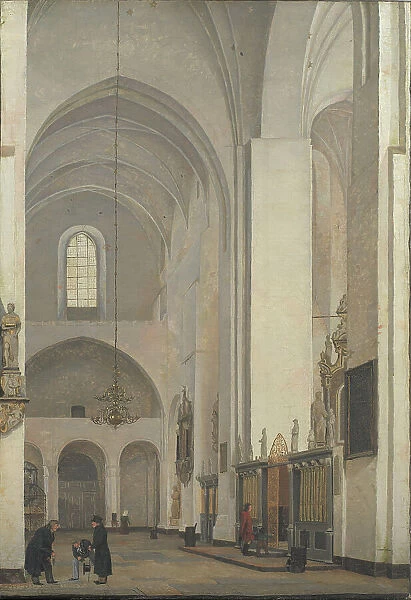 The Transept of Århus Cathedral, 1830. Creator: Christen Købke