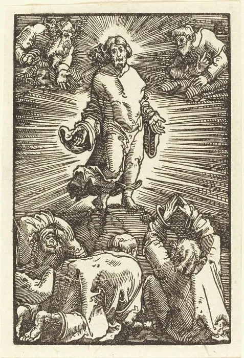 Framed Print : The Transfiguration, c. 1513. Creator: Albrecht Altdorfer