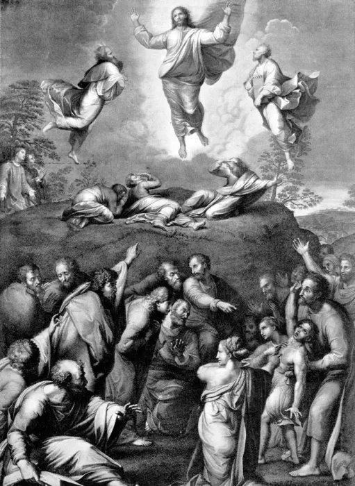 Framed Print : The Transfiguration, c1520, (1893). Artist: John L Stoddard Framed Print : The Transfiguration, c1520, (1893). Artist: John L Stoddard