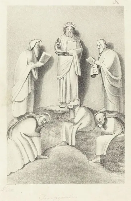 Framed Print : The Transfiguration, published 1829. Creator: W Walton Framed Print : The Transfiguration, published 1829. Creator: W Walton