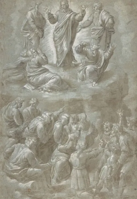 Framed Print : The Transfiguration, after Raphael, 1511-51. Creator: Biagio Pupini Framed Print : The Transfiguration, after Raphael, 1511-51. Creator: Biagio Pupini