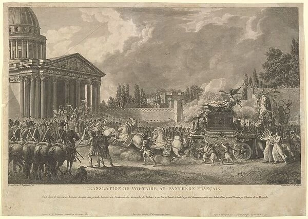 Translation de Voltaire au Panthéon Français, 1817