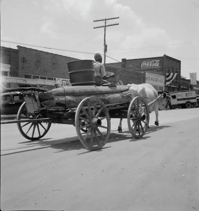 Framed Print : Transportation in the South, Alabama, 1936. Creator: Dorothea Lange Framed Print : Transportation in the South, Alabama, 1936. Creator: Dorothea Lange