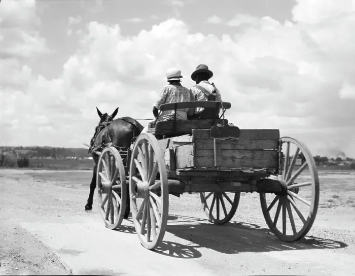 Framed Print : Transportation in the South, Mississippi, 1936. Creator: Dorothea Lange Framed Print : Transportation in the South, Mississippi, 1936. Creator: Dorothea Lange